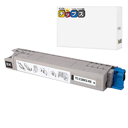 Amazon.co.jp: OKI 用 TC-C3BK2 再生トナーカートリッジ